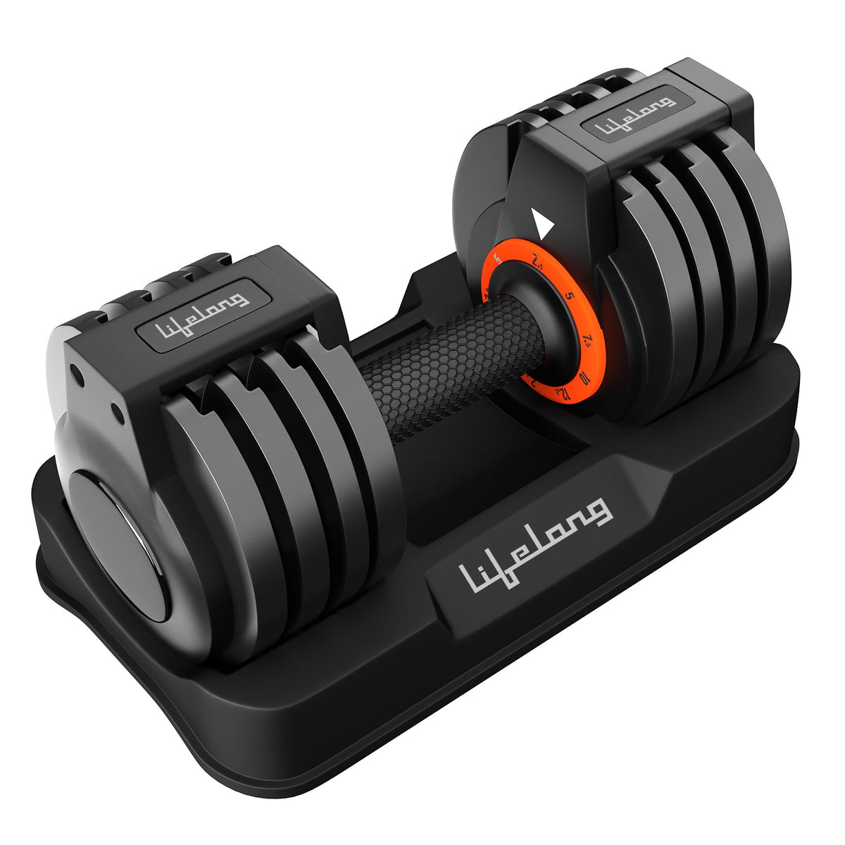 12.5kg Adjustable Dumbbell with Storage Trays