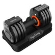 Lifelong Adjustable dumbbells for Home workout 2.5kg to 12.5kg
