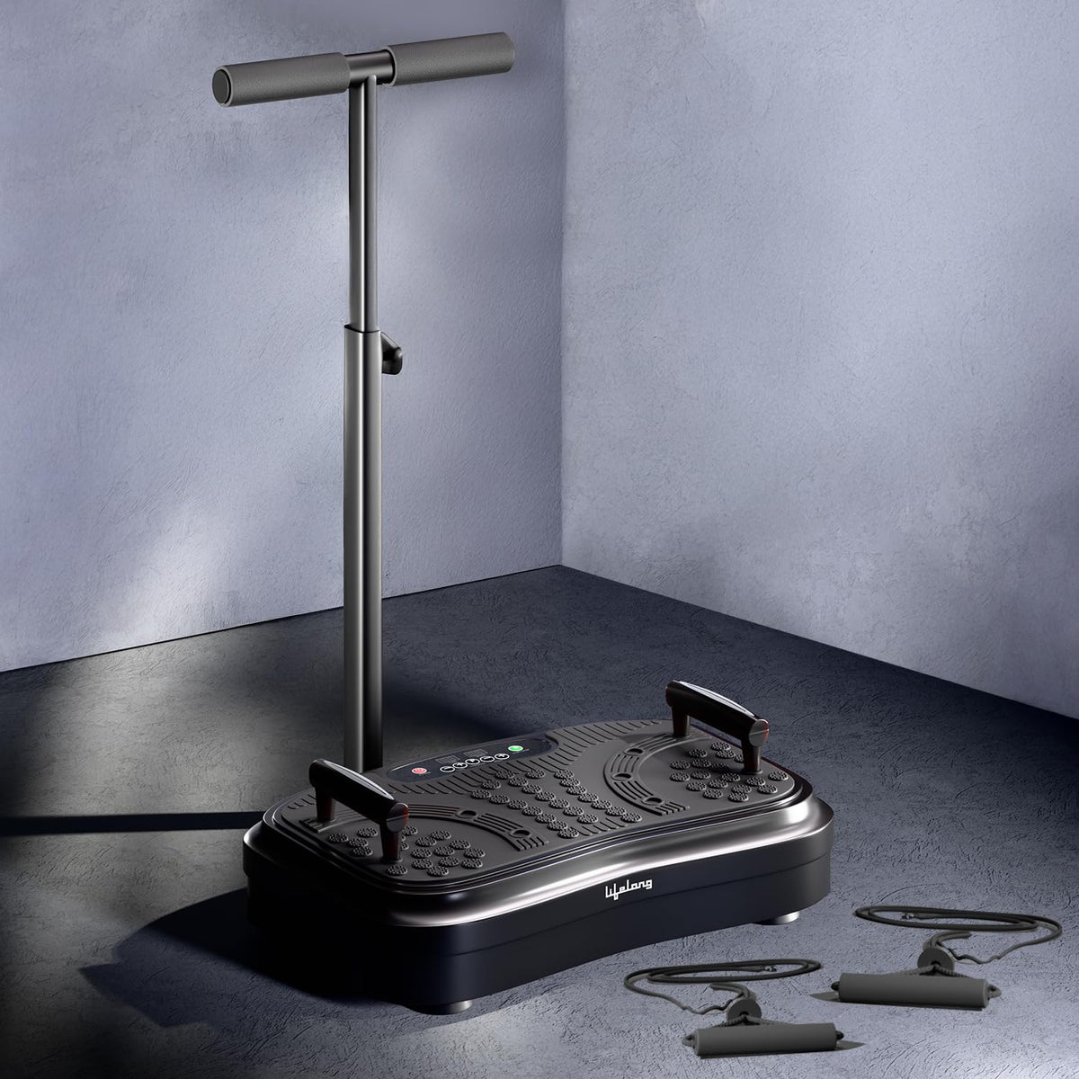 120kg Load Vibration Plate with Resistance Tubes