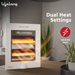 Lifelong Regalia 800 Watts Quartz Room Heater for Home with 2 Power settings