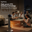 Lifelong PTC Room Heater for Home in Winter | 2000W with Humidification | Bedroom Electric Heater with RGB Light & Remote | 2in1 Fan Mode & Warm Wind | Low Noise, Energy Efficient & Portable Heater