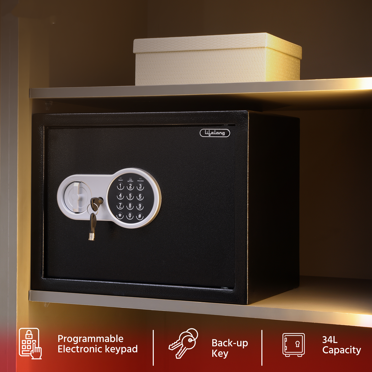 34L Digital Home Safe