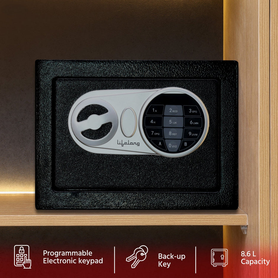 8.6L Small Digital Safe Locker Box For Home & Office