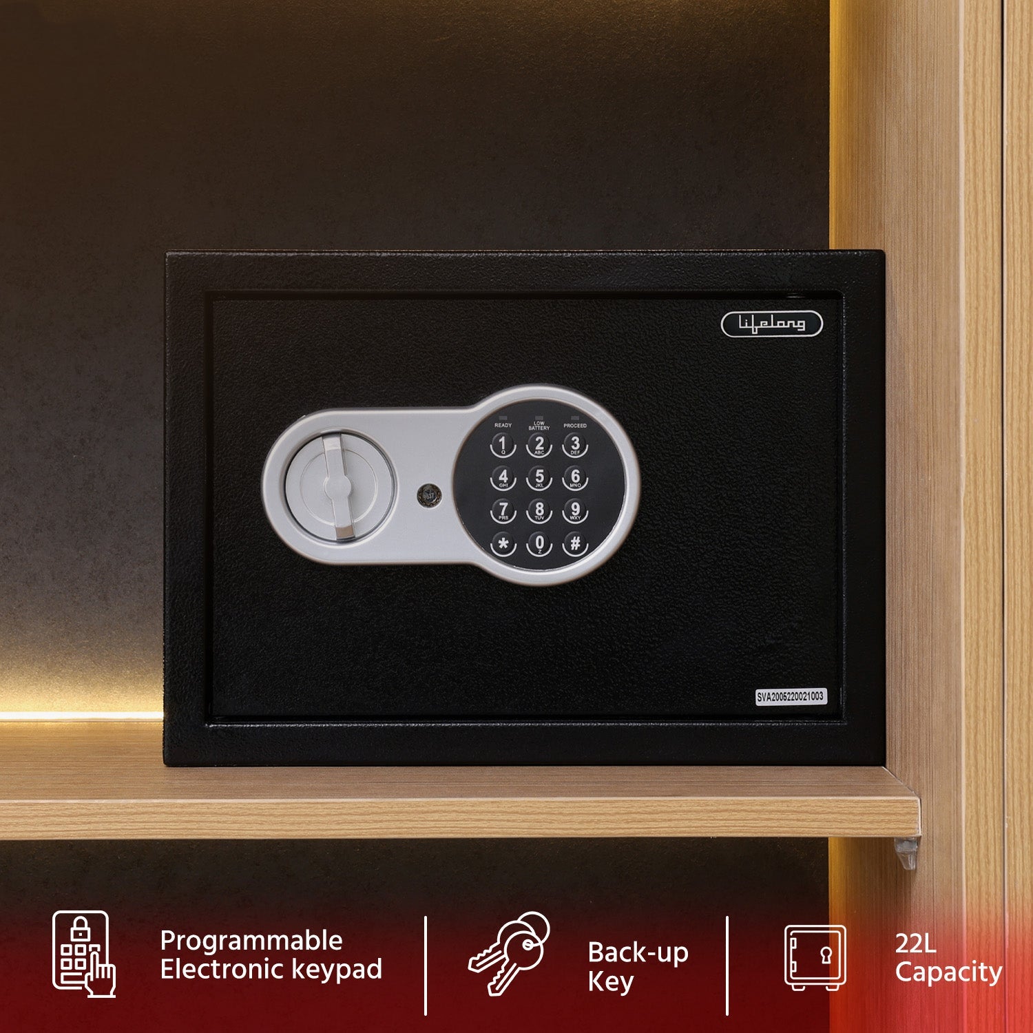 22L Digital Home Safe
