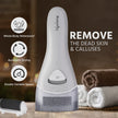 Lifelong LLPCW208 Callus Remover Foot Scrubber (Grey)