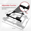 Lifelong Washing Machine Stand - Adjustable Metal Kitchen Trolley with Wheels for Home with 8 Anti Vibration Rubber Grips