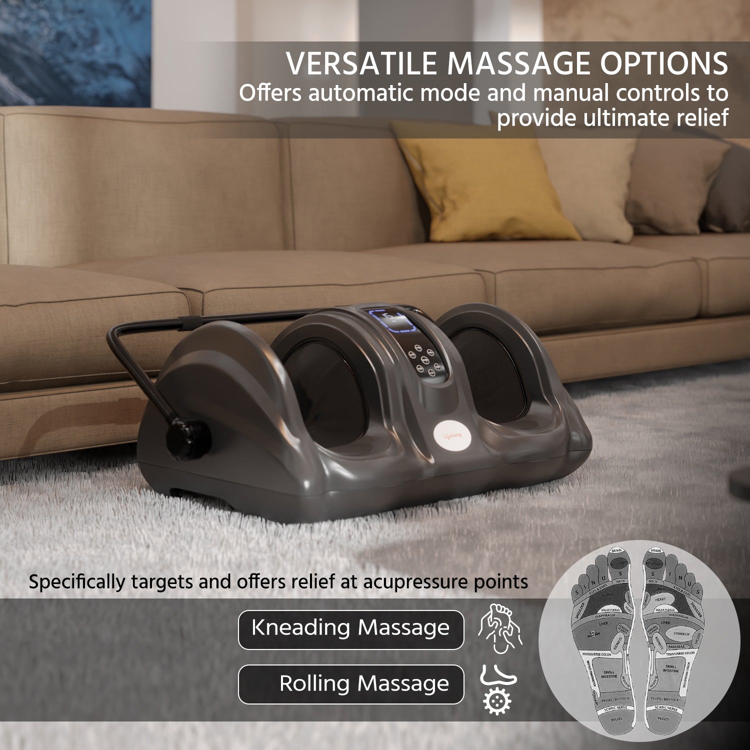 Shiatsu Foot Massager with Heat