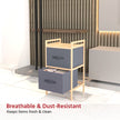 Lifelong Multipurpose 2-Drawer Fabric Storage Organizer, Space-Saving & Stylish