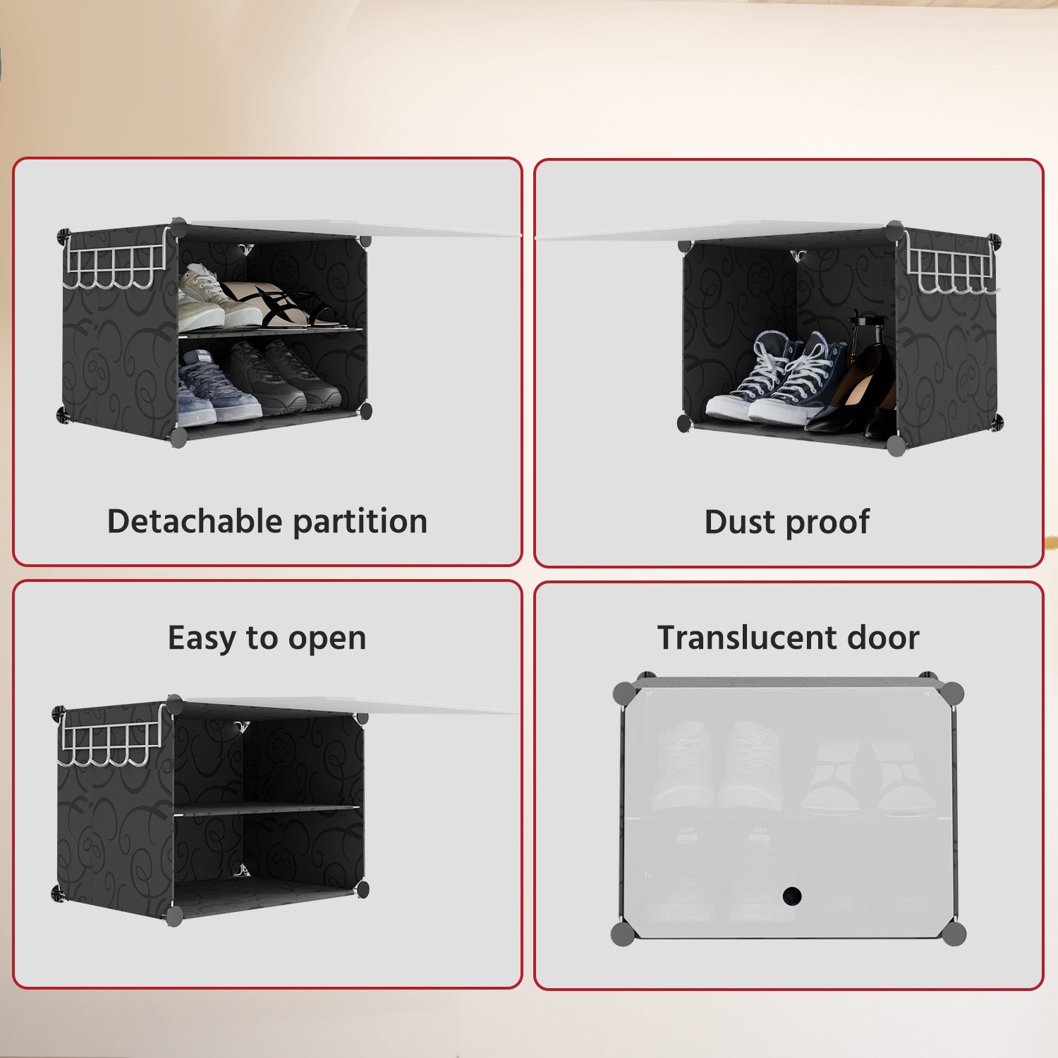 DIY Shoe Rack with Adjustable Height