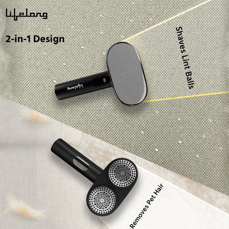 Lifelong 2 in 1 Lint Remover with Brush - LLELR36