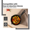 Lifelong Cast Iron Fry Pan 6 inch ( 15.2cm) With Wooden Spatula