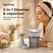 Lifelong 3-in-1 Vaporizer & Steamer for Cold, Cough & Facial | Face Steamer for Facial, Steam Inhaler for Cold & Cough, Vaporizer Machine for Adults and Kids | 1-Min Fast Vaporization, 400ml Capacity