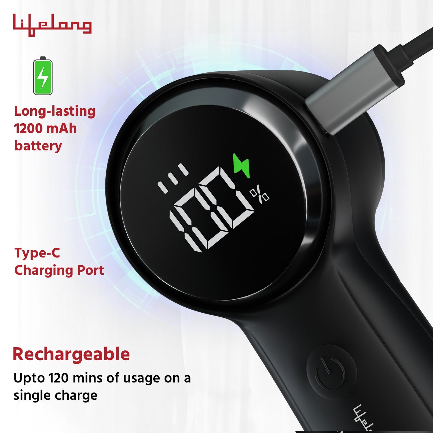 Lifelong Rechargeable Lint Remover - LLELR30