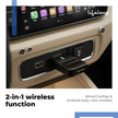 Lifelong 2-in-1 Wireless CarPlay & Android Auto Adapter | Dual Phone Connection, Plug & Play USB Type-A to C, iOS & Android Compatibility, Support OEM Controls |Stick Cast - Bluetooth 5.4 & WiFi 6