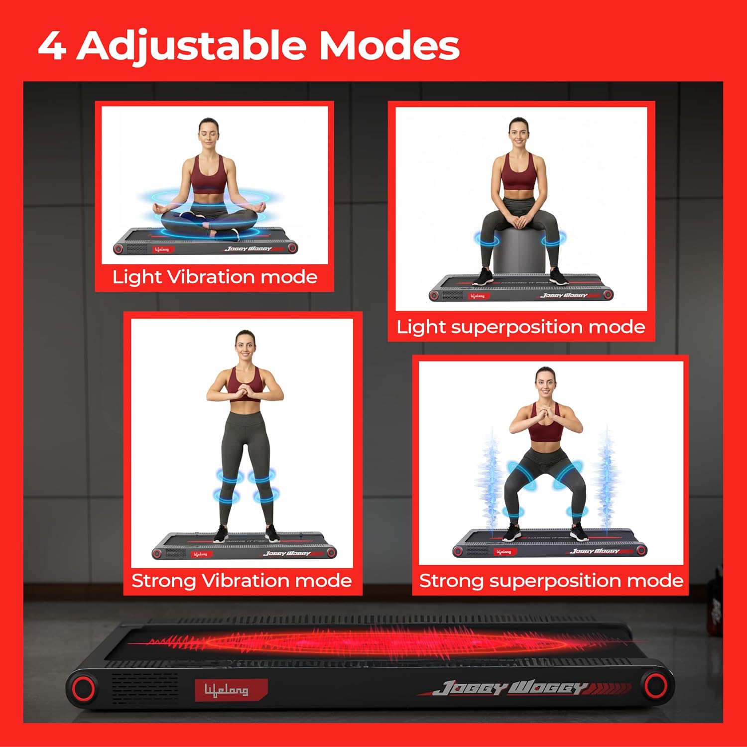 Walking Pad Treadmill with 4 HP Motor