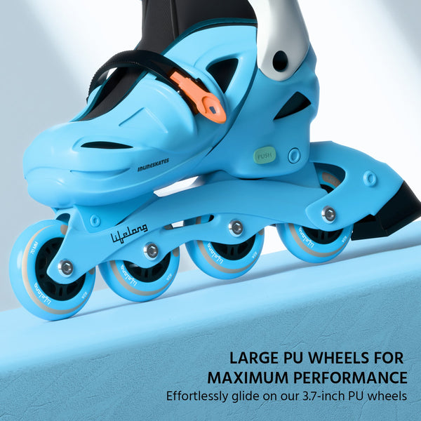 Kids Inline Skates with Safety Kit