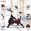 Fit Pro Spin Fitness Bike with 6Kg Flywheel, Adjustable Resistance, LCD Monitor and Heart Rate Sensor