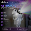 Lifelong Astronaut Galaxy Projector Light for Bedroom with Remote| White Finish |Star, Nebula & Space Night Lamp with Timer | Decorative Light for Gifting| 360° Projection Kids & Adults