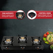 Lifelong LLGS18 2-Burner Gas Stove with Toughened Glass Top & ISI Certified Safety
