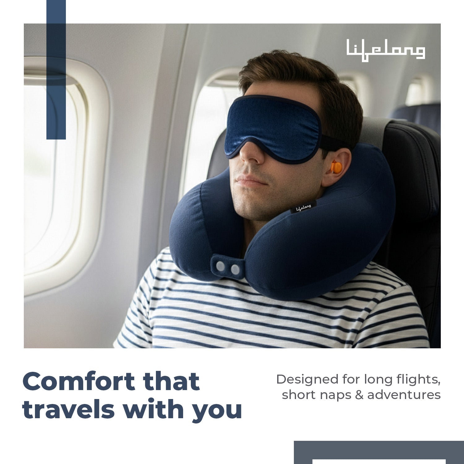 Lifelong Twin Hump Neck Pillow Kit - LLENR18