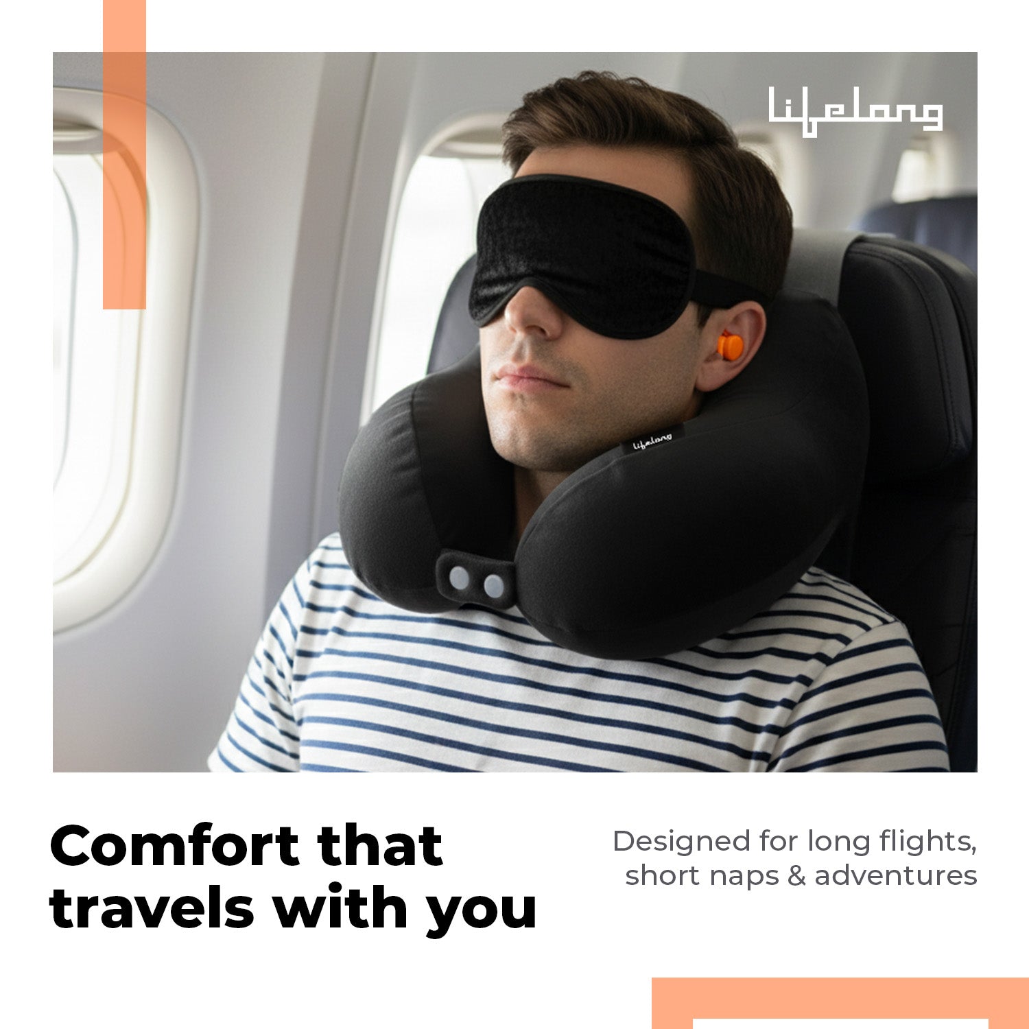 Lifelong Twin Hump Neck Pillow Kit - LLENR09