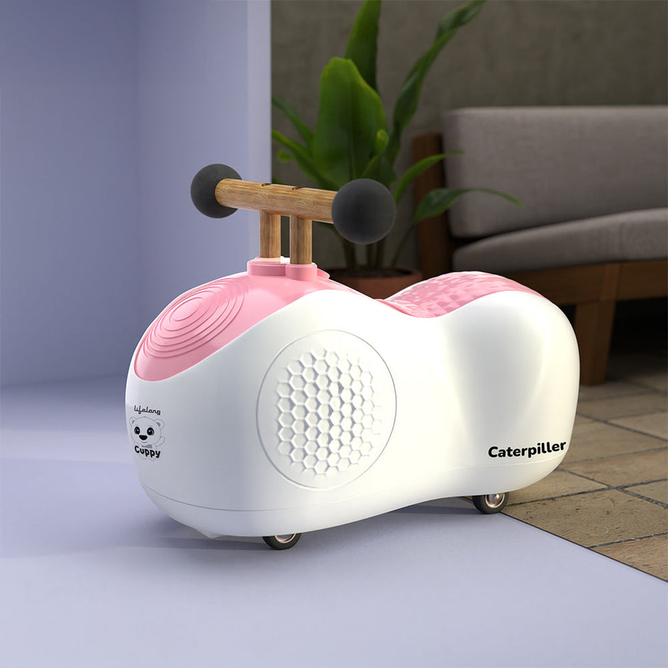 Cataplillar Ride Cuppy Caterpillar Ride-On with Music and Lights – Lifelong Online