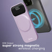 Lifelong 10000mAh Power Bank with 22.5W Fast Charging, Wireless Charging & Phone Stand - Lavender