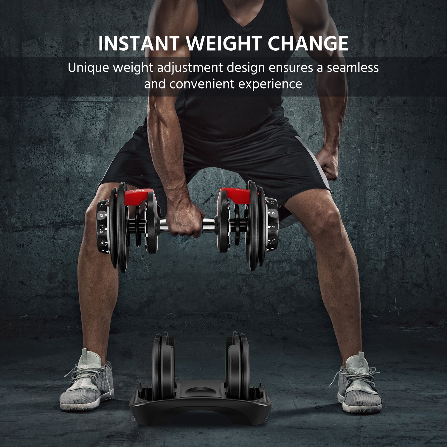 Lifelong Adjustable dumbbells 16kg