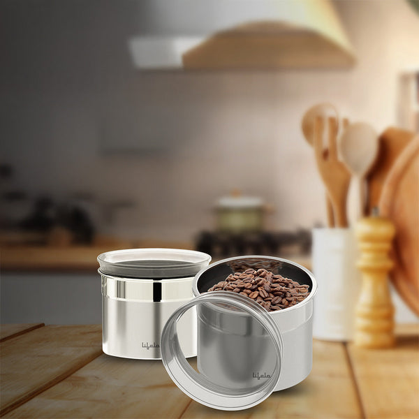 Stainless Steel Canister Set of 4