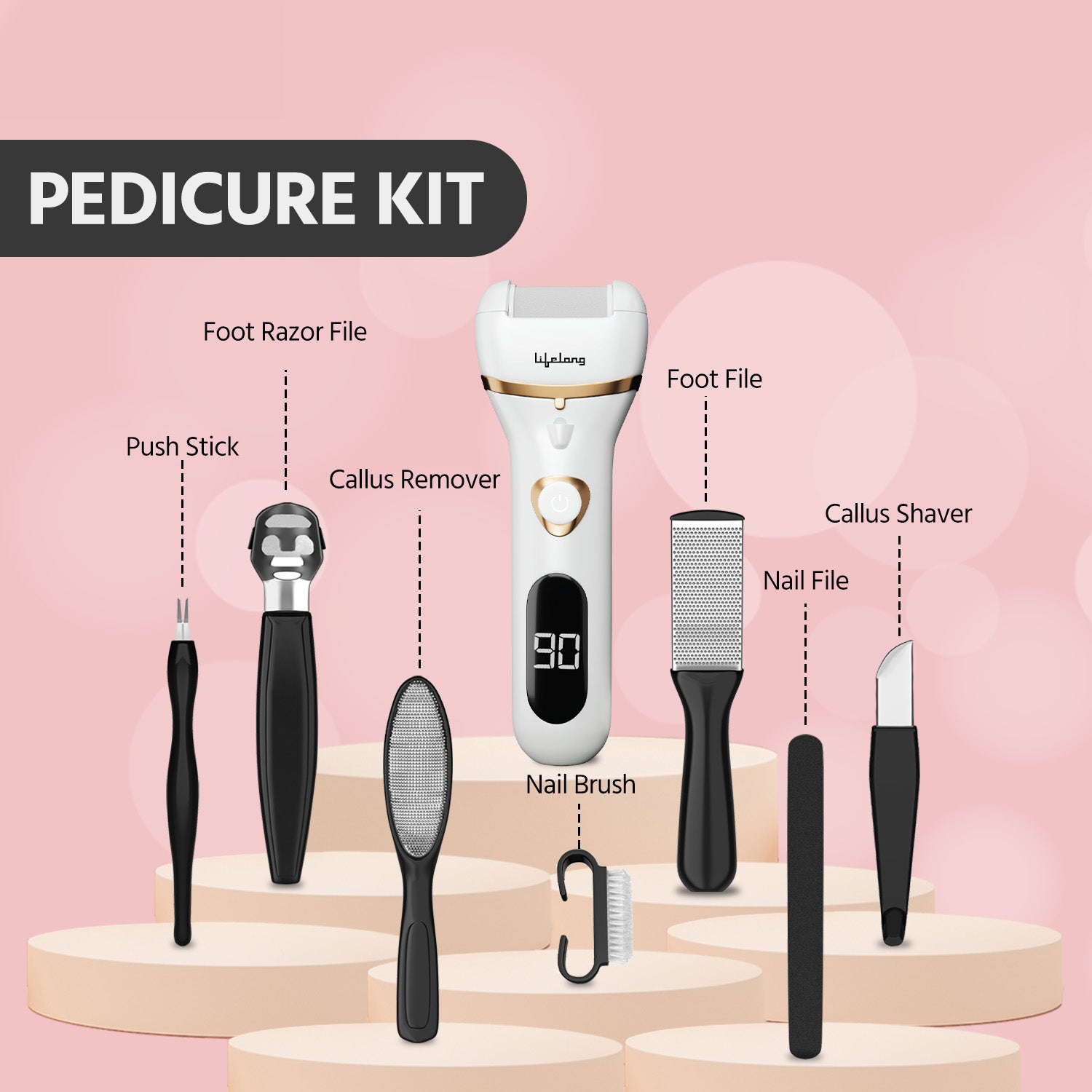 Lifelong Callus Remover Complete pedicure solution