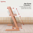 Lifelong Cuppy Wooden High Chair for Baby 6 Months - 10 Years |