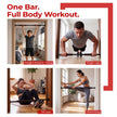 Lifelong Pull Up Bar for Home| Adjustable 62–100 cm Doorway Pull Up Bar For Home Gym Equipment |No Drill Installation |100kg Capacity, Anti-Slip Lock, Foam Grip Handles |Gym Equipment for Home Workout