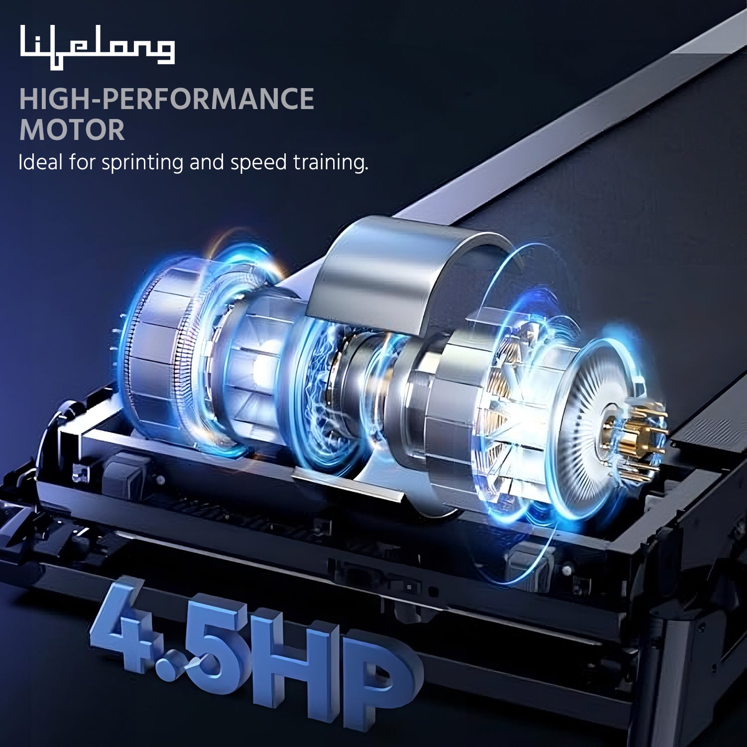 Lifelong LLTM154 Fit Pro 4.5 HP Peak Motorised with Massager