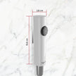 Lifelong LLBAHF12 ABS Health Faucet with SS-304 Grade 1.25 Meter Flexible Hose Pipe and Wall Hook, White (Jet Spray for Toilet), Polished