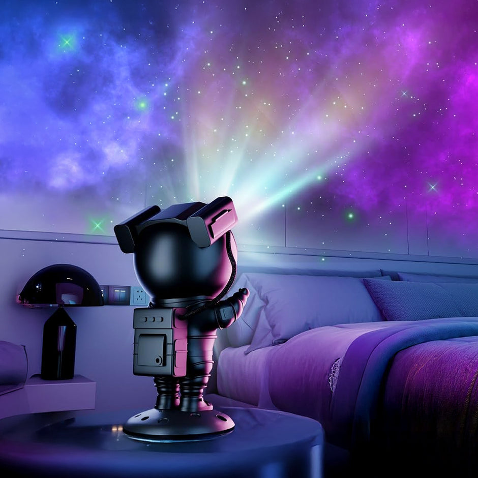 Astronaut Galaxy Projector Light for Bedroom with Remote | Star, Nebula & Space Night Lamp with Timer