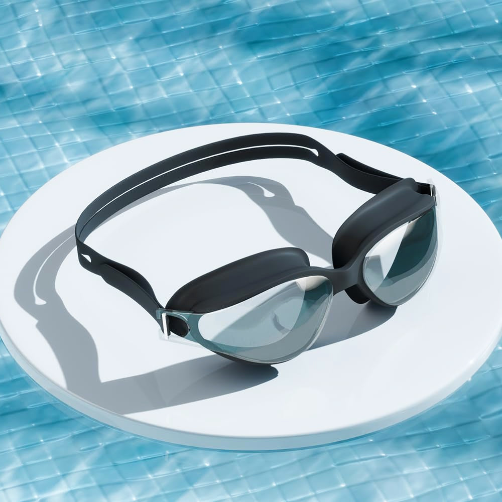 Lifelong Swimming Goggles for Men & women (Black)