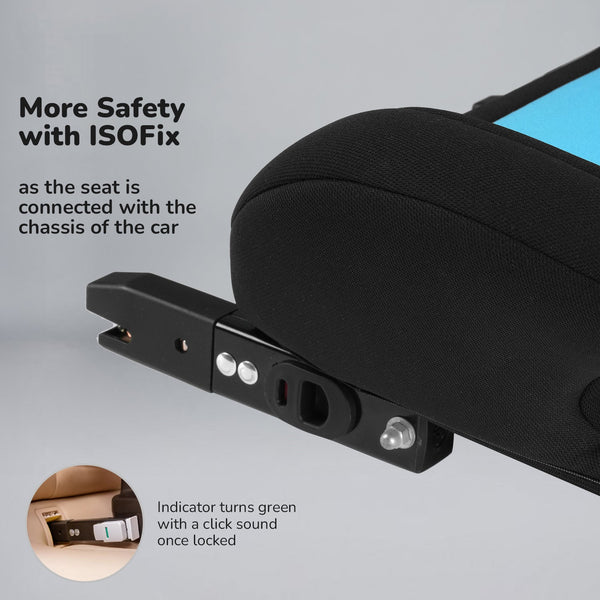 ISOFix Backless Booster Car Seat