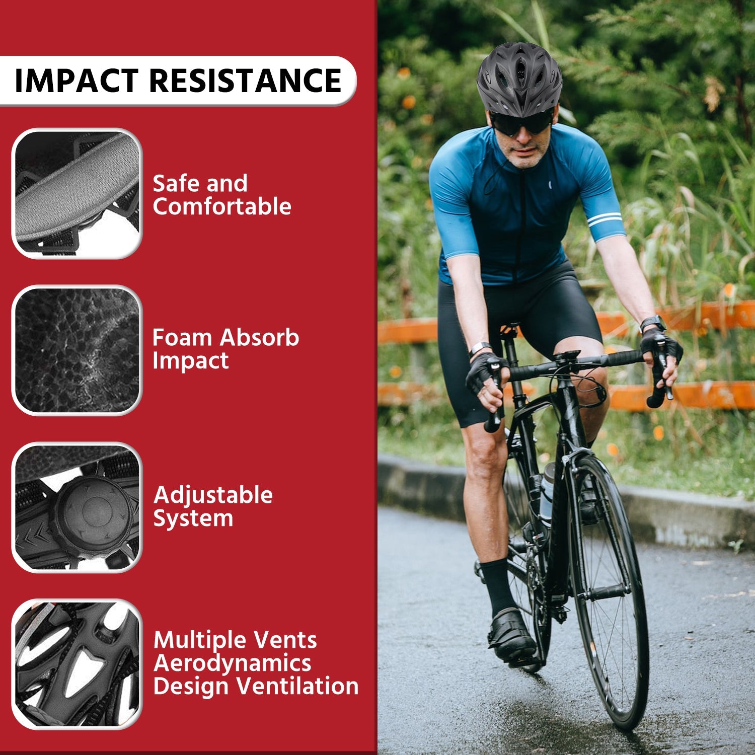 Bicycle Helmet with EPS Foam Protection
