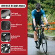 LLFAH01 Adjustable Cycling Helmet with Detachable Visor (Matte Black)