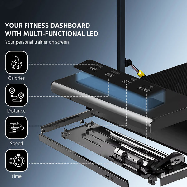 2.5HP Walking Pad Treadmill