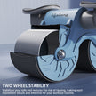 LLAR02 Automatic Rebound Abdominal Exercise Elbow Support Wheel with timer & Mobile Holder- with knee pad (Blue)
