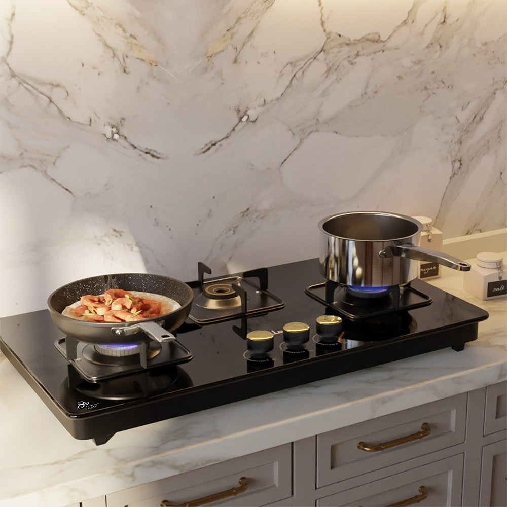 Lifelong LLHT005 Prime HOB Top 3 Burner,Auto Ignition