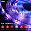 Lifelong Smart LED Strip Lights 5 Meter (16.4 Feet) - 16 Mn RGB Lights for Home Decoration, Room Decor & Diwali | Sound Sync | with App & Remote | Supports Alexa & Google | IP65 Waterproof