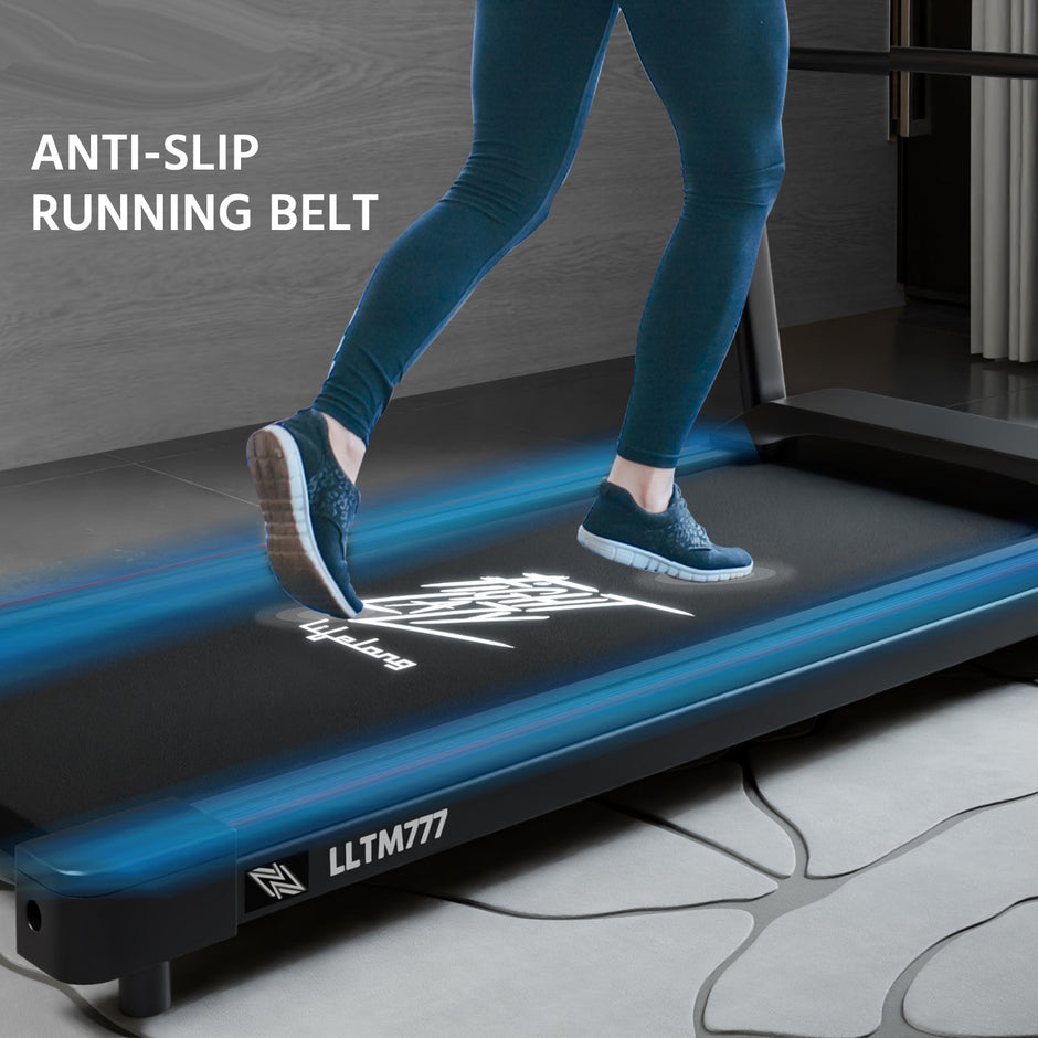Home Treadmill with 14km/hr Speed | Bluetooth | 110kg Capacity