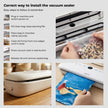 Lifelong Vacuum Sealer Machine for Food Packing with Vacuum Bags | Automatic Seal with Compact Design & Digital Display | Portable Food Sealer, One-Touch Operation, Airtight Storage Preservation