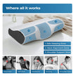 Lifelong Cervical Pillow with Extra Cover for Neck Pain | Orthopedic Memory Foam Neck Pillow for Sleeping|Cervical Support for Spondylitis, Back & Shoulder Pain Relief| Comfortable Bed Pillow (LLCP07)