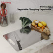 Stainless Steel Chopping Board for Kitchen with Anti-Skid 6 Stickers (35.5 x 24.5 cm)