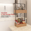 Lifelong LLHIBSS01 2Ã¢â‚¬â€˜Tier Bamboo Countertop Organizer - WaterÃ¢â‚¬â€˜Resistant Tray for Toiletries & Makeup