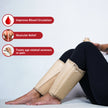 Air Pressure Massager for blood circulation and pain relief of Arms, Leg, Calf and Foot (Brown)