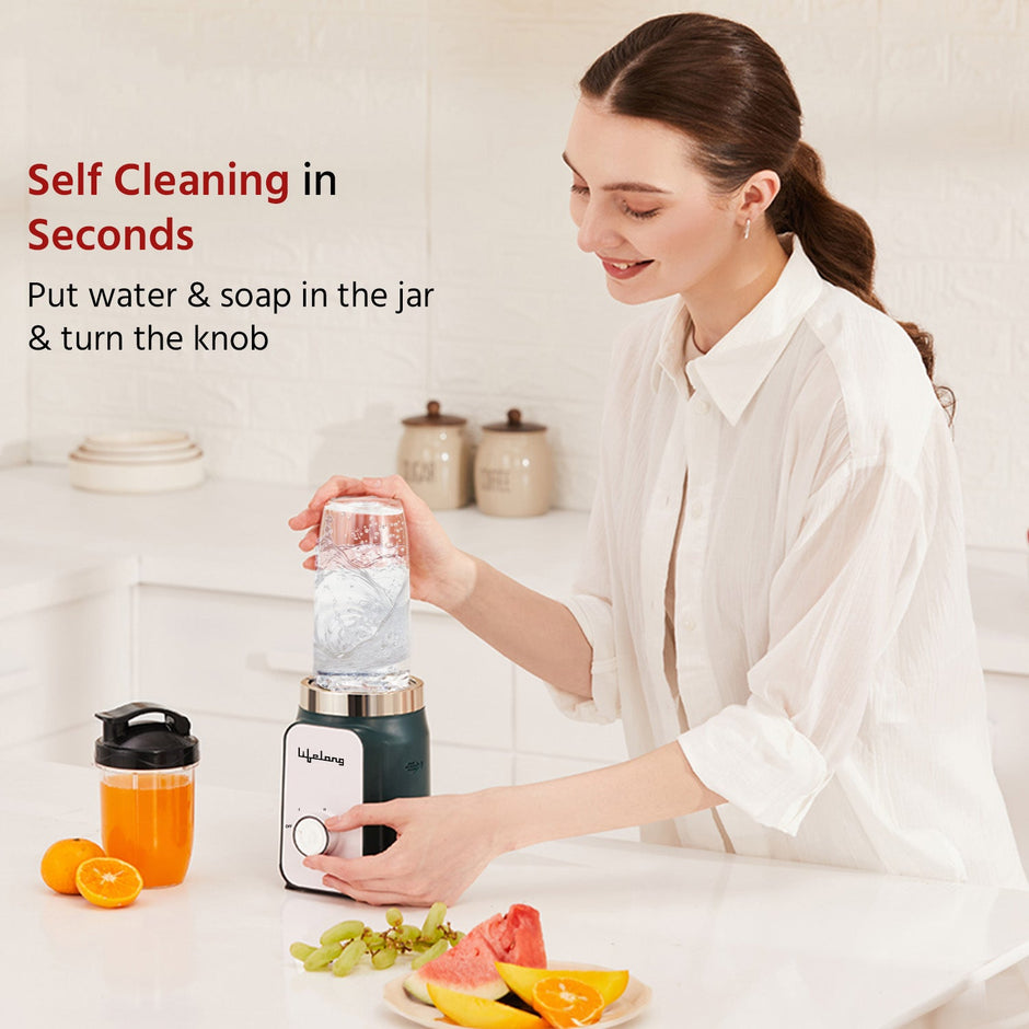 Lifelong 500W Nutri Blender(Green) with 2 Jar